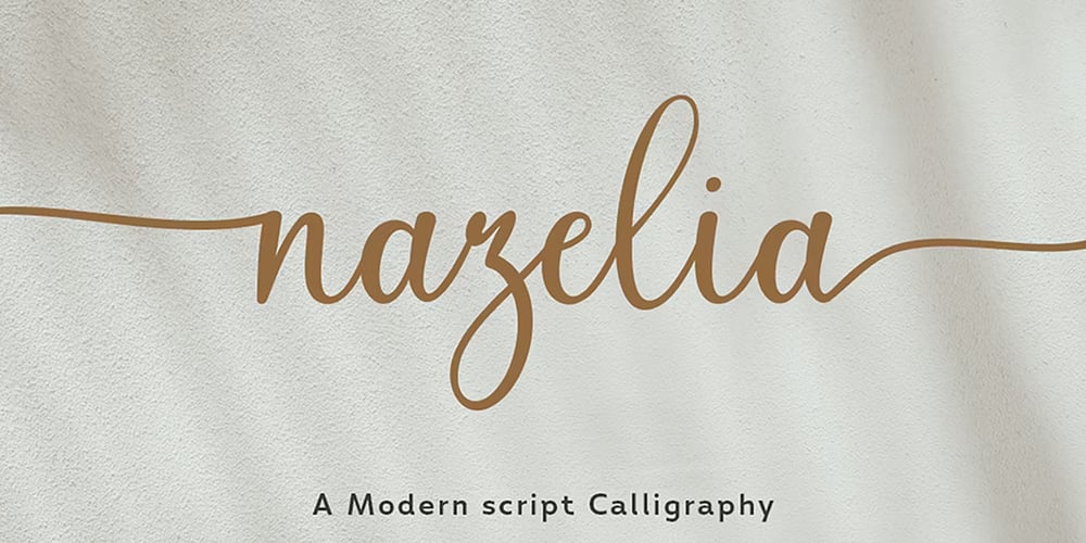 Nazelia Script font
