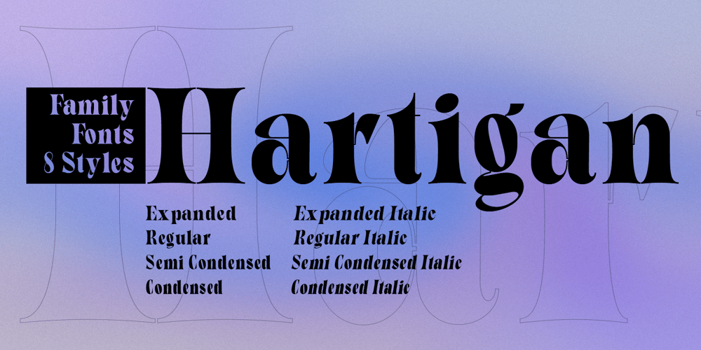 Hartigan font