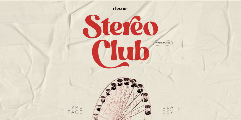 Stereo Club font