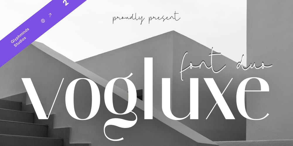 Vogluxe font