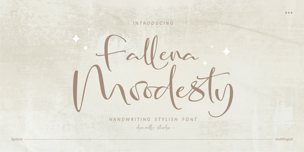 Fallena Moodesty font