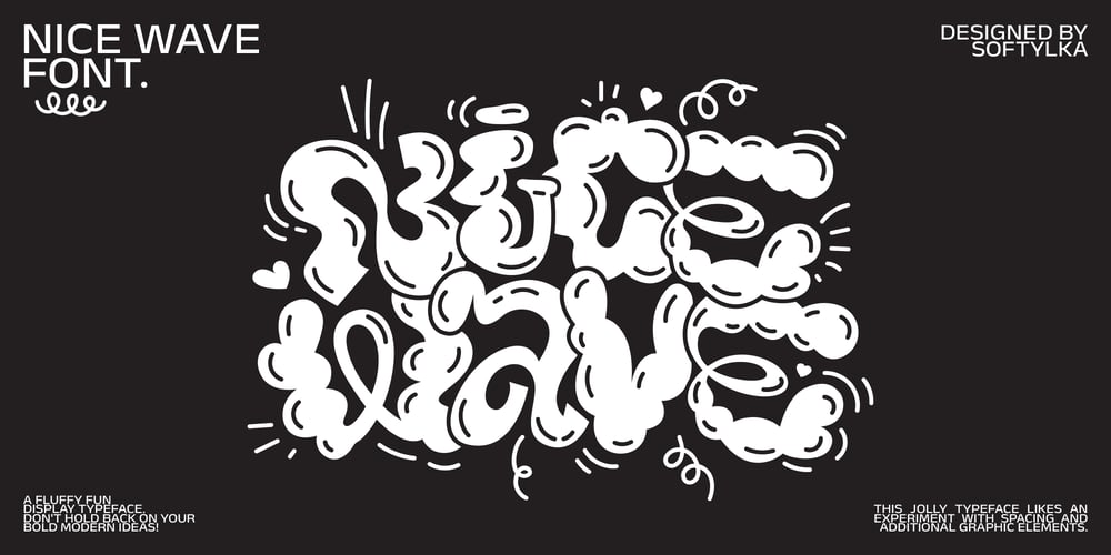Nice Wave Font font