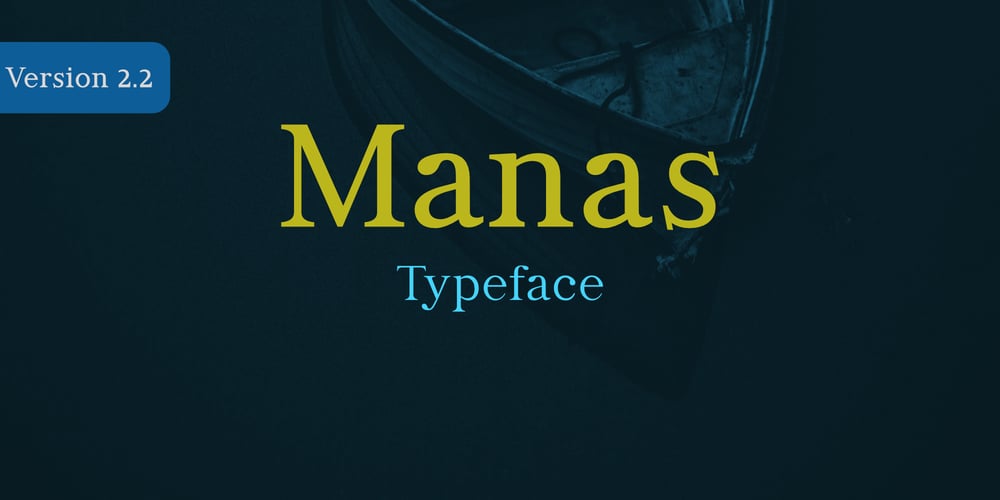 Manas font