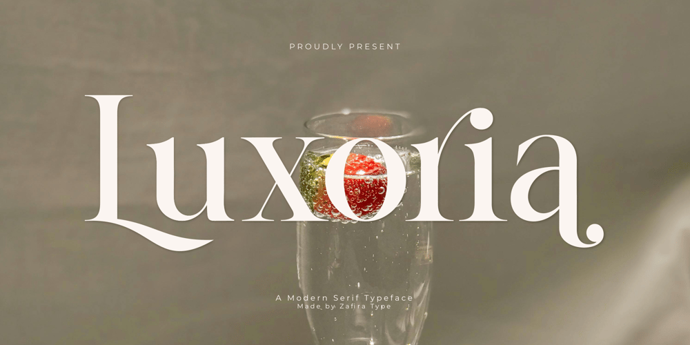 Luxoria font