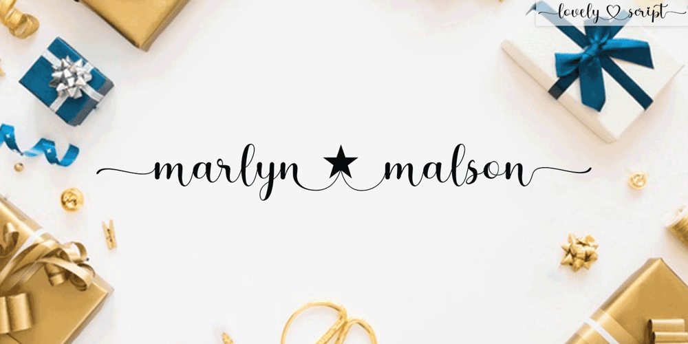Marlyn Malson font