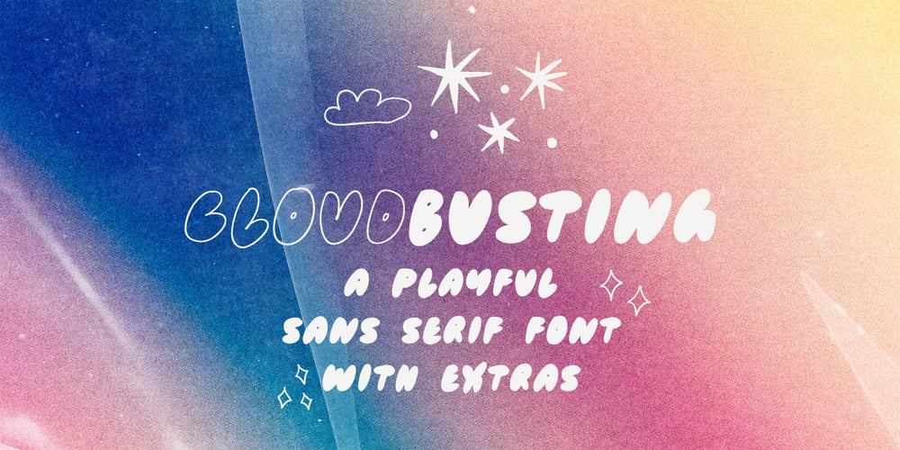 Cloudbusting font