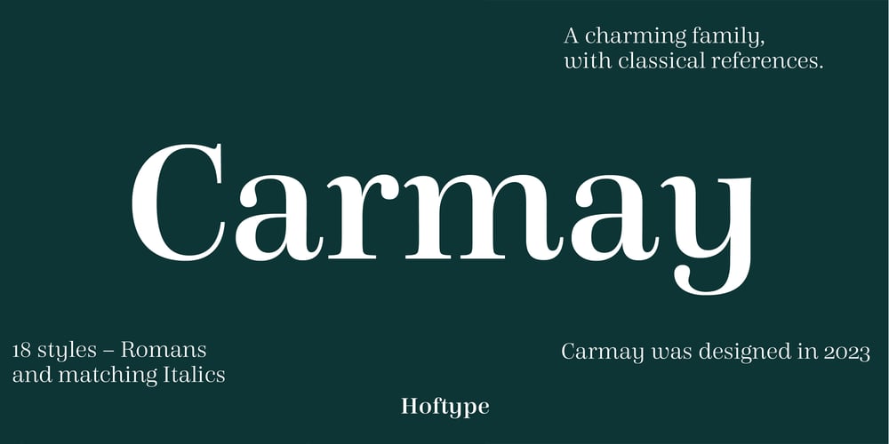 Carmay font