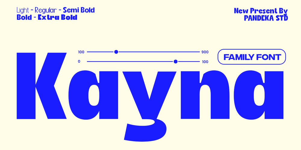 Kayna font