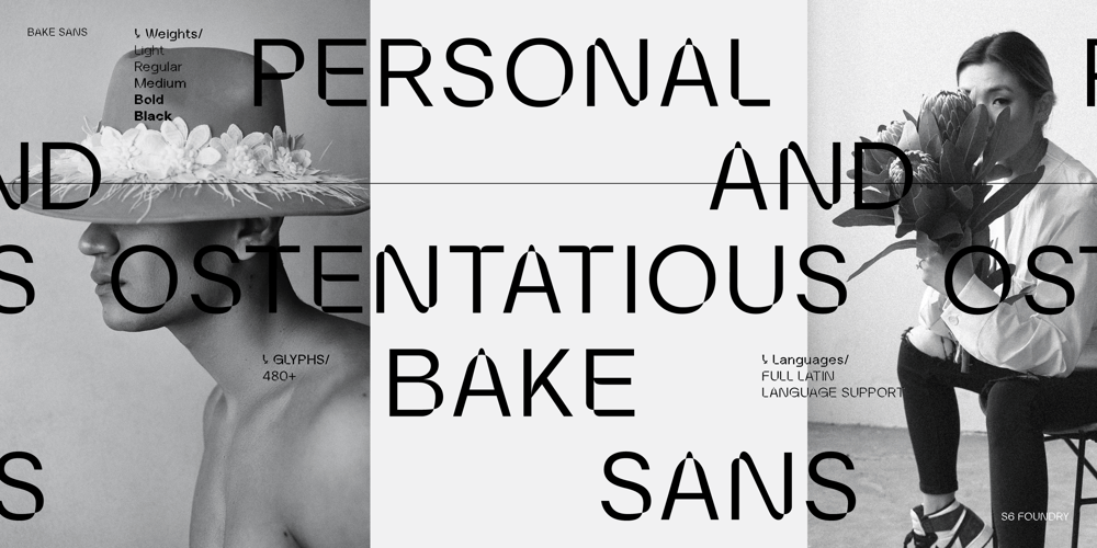 Bake Sans font