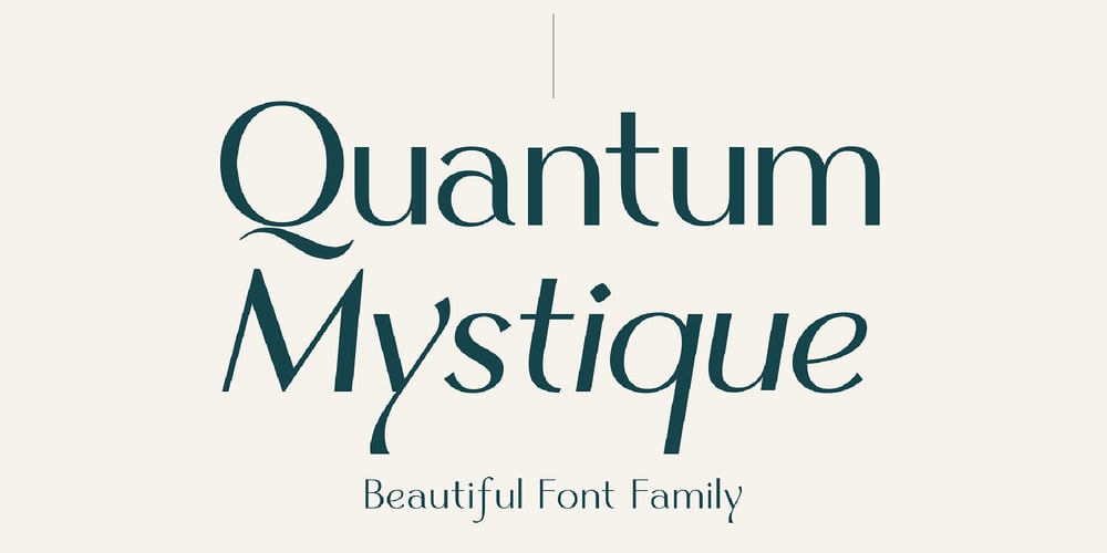 Quantum Mystique font