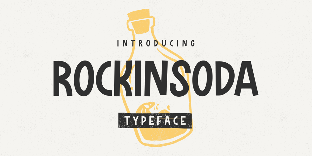 Rockinsoda font