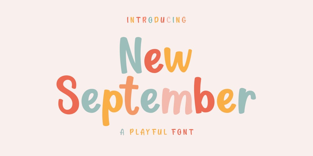 New September font