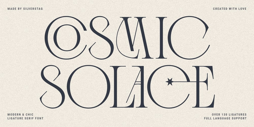Cosmic Solace font