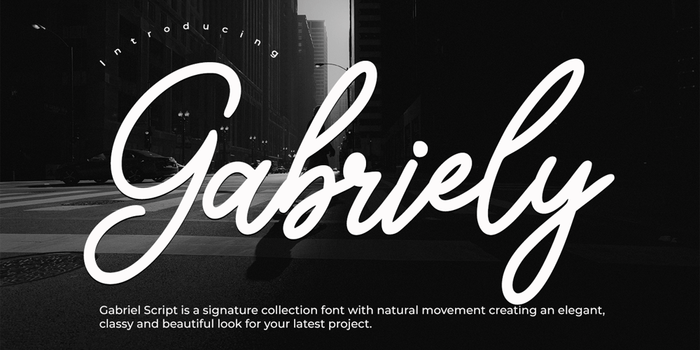 Gabriely font