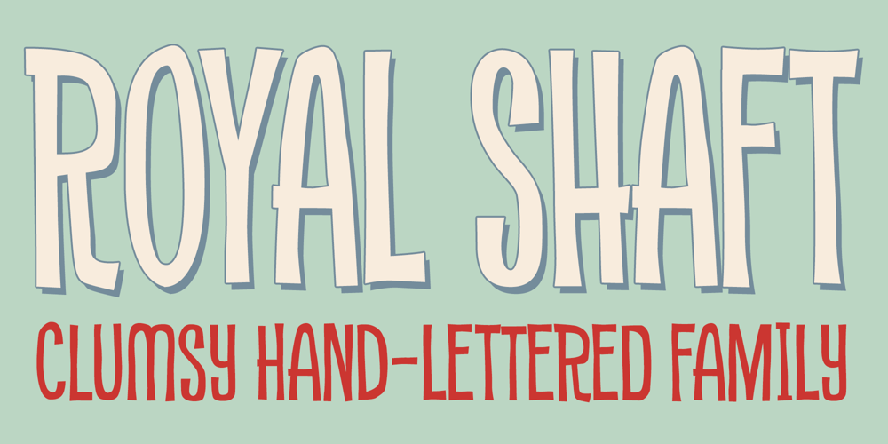 Royal Shaft font