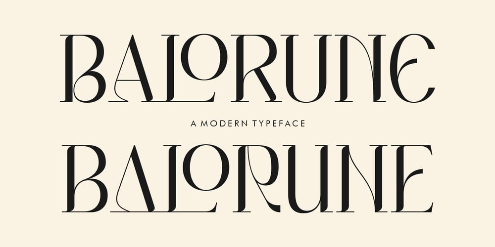Balorune font