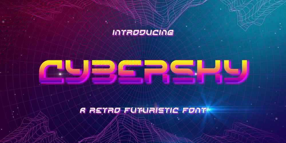 Cybersky font