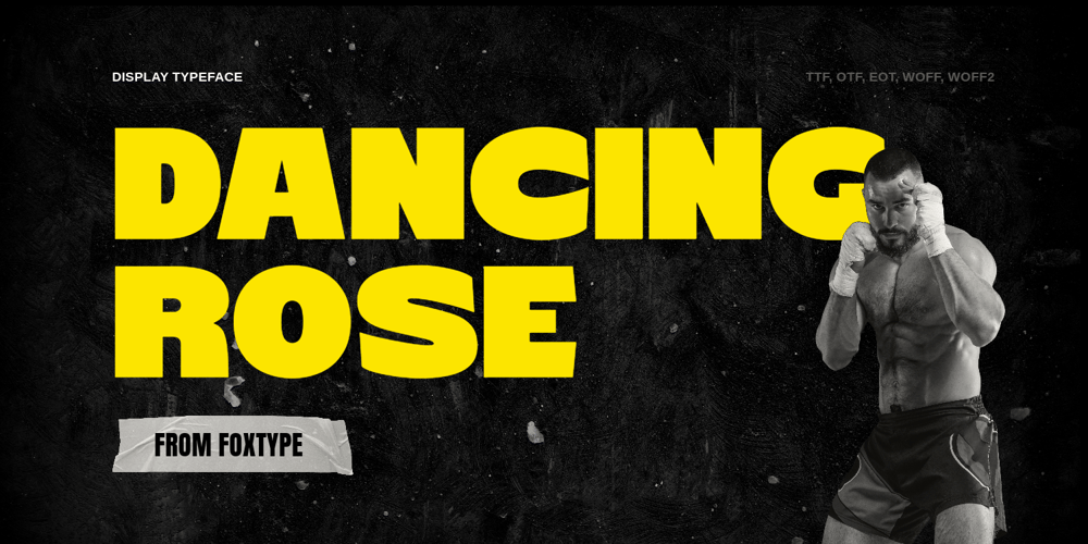 Dancing Rose font
