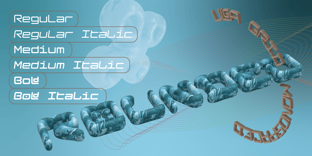 Ulga Grid Rounded font