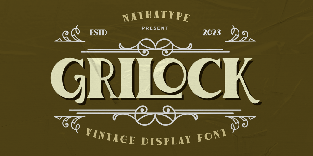 Grilock font