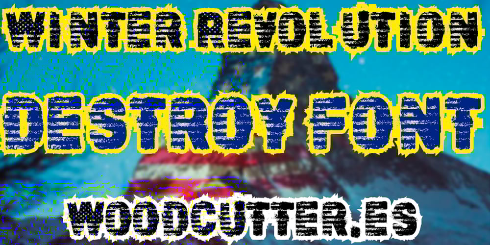 Winter Revolution font