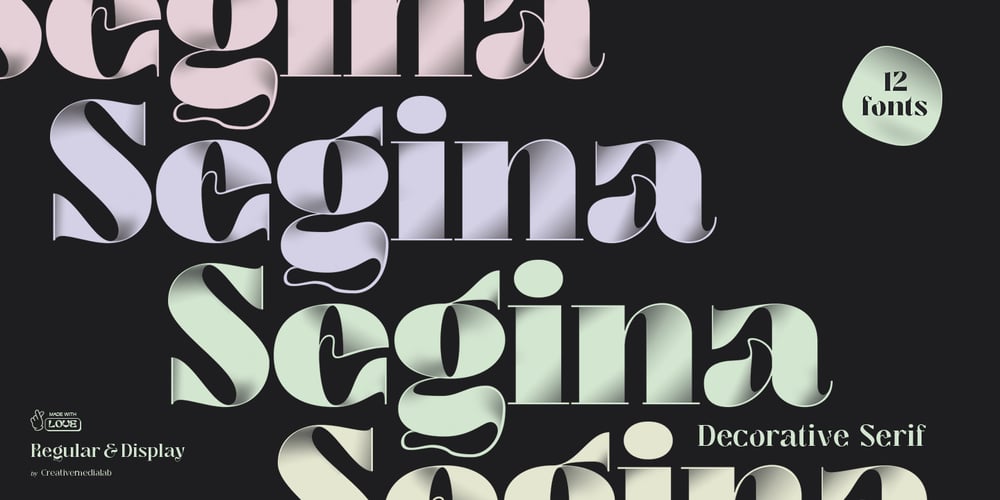 Segina font