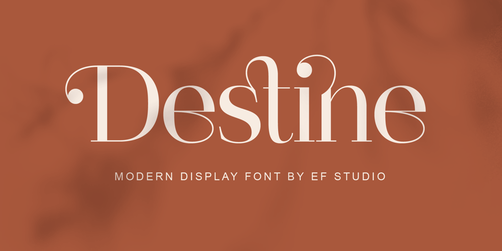 Destine font