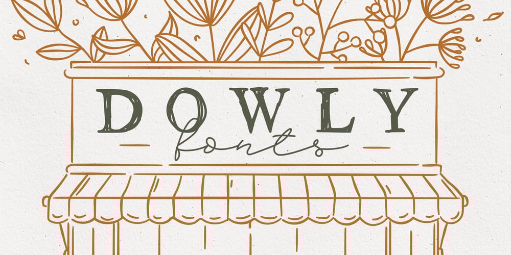 Dowly font