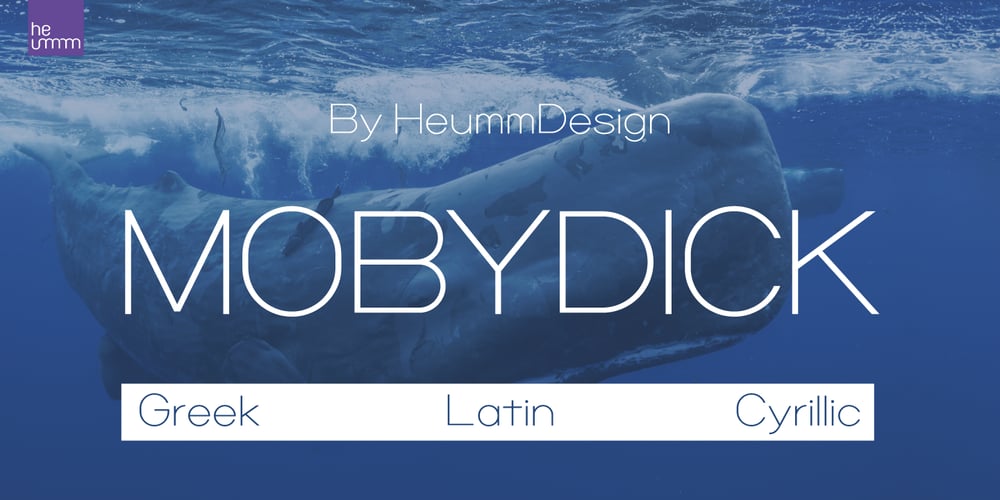 HU Mobydick font