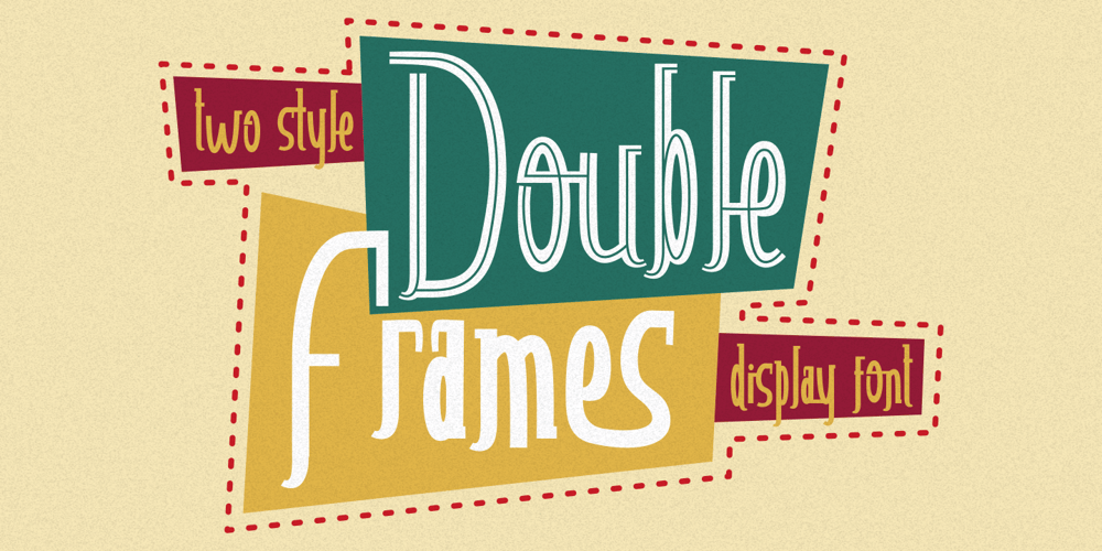 Double Frames font