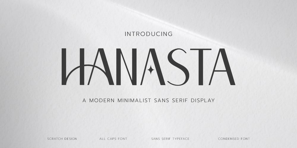 Hanasta font