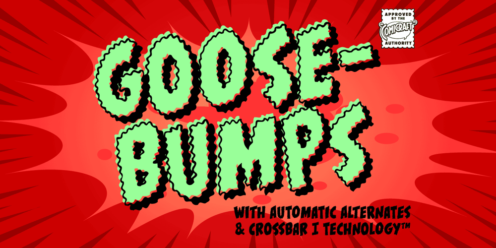 Goosebumps font