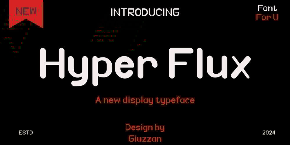Hyper Flux font
