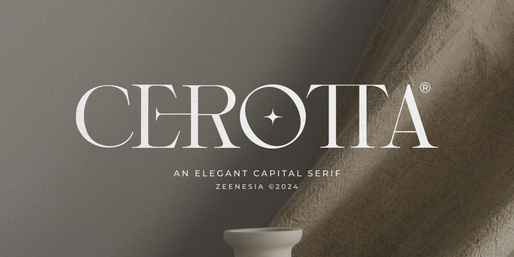 Cerotta font
