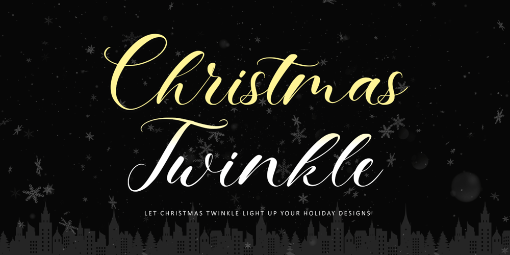 Christmas Twinkle font