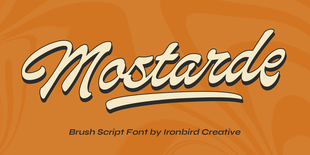 Mostarde font