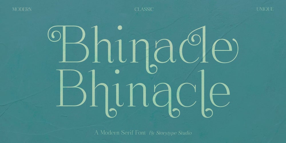 Bhinacle font