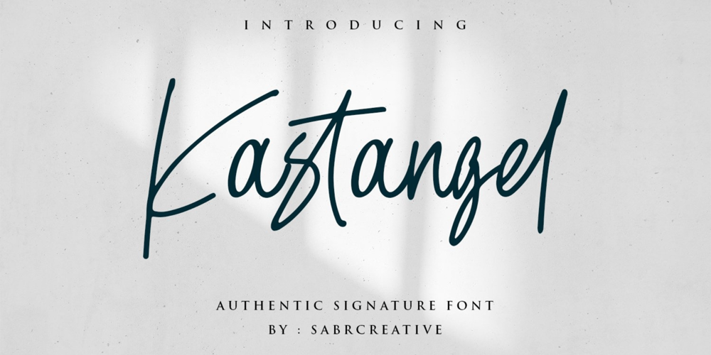 Kastangel font