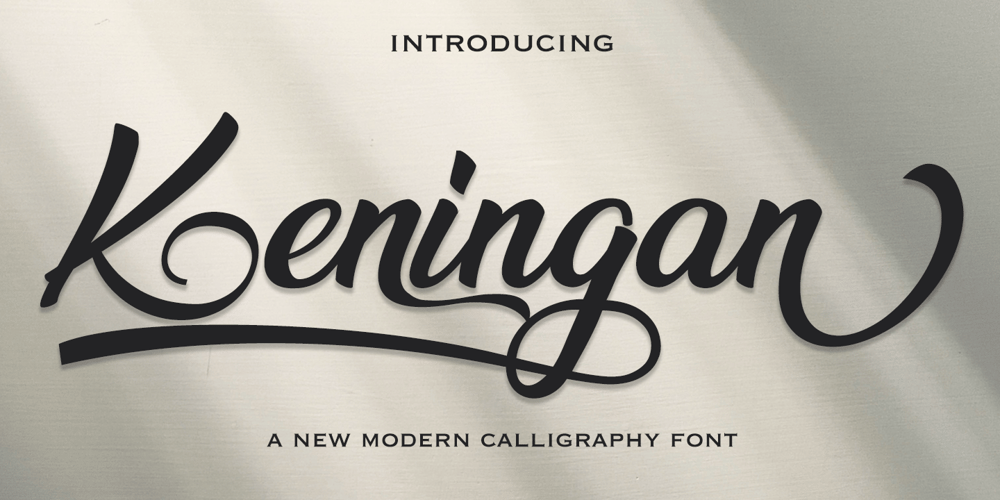 Keningan font
