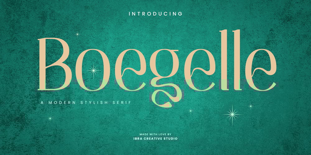 Boegelle font