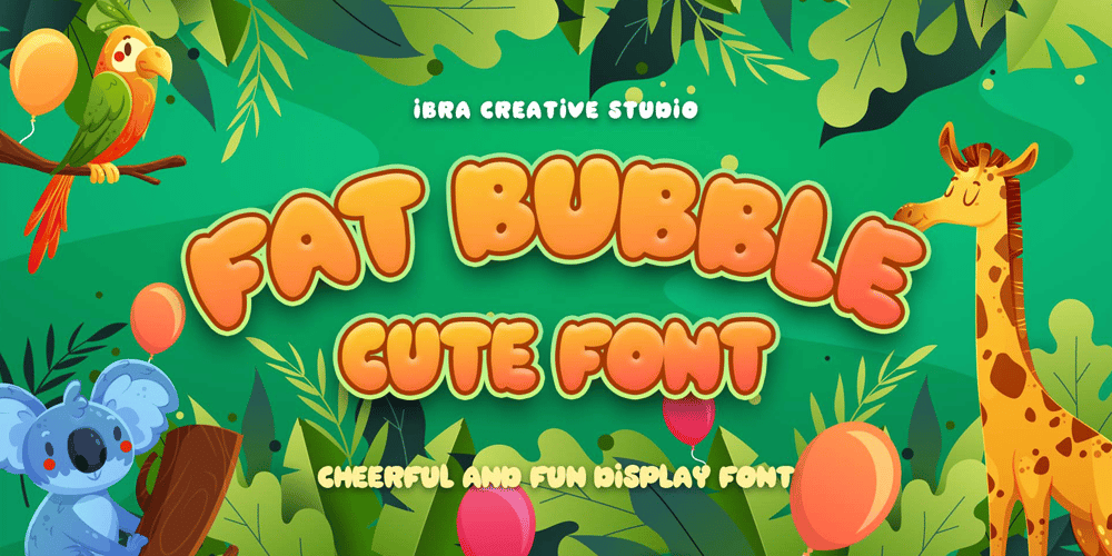 Fat Bubble font