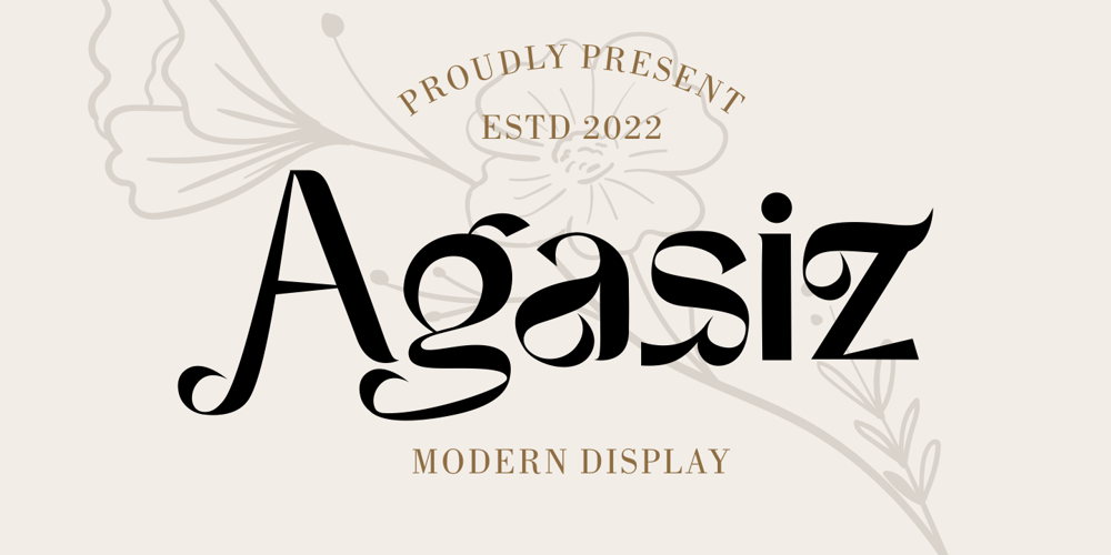Agasiz font