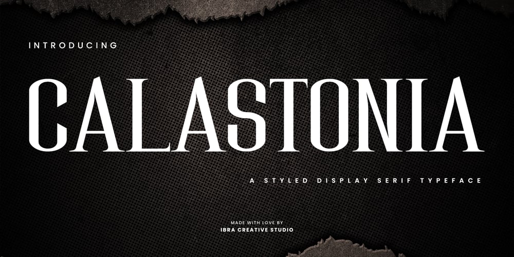 Calastonia font