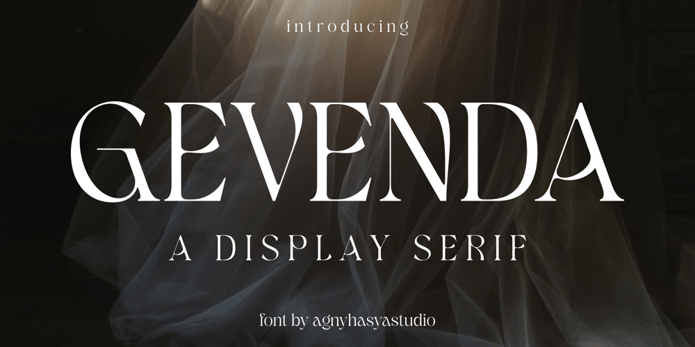 Gevenda font