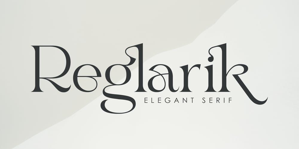 Reglarik font