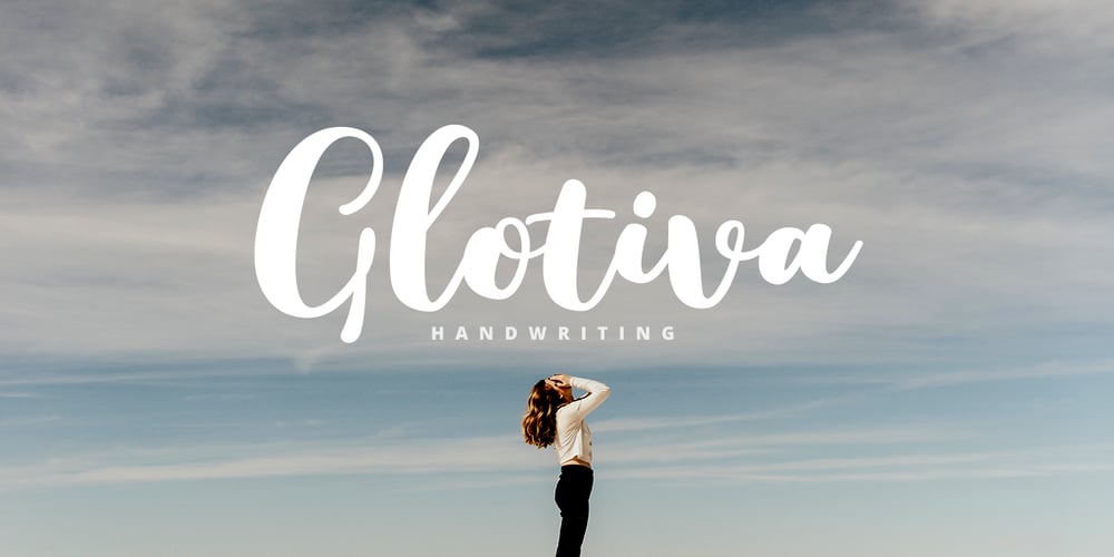 Glotiva Script font