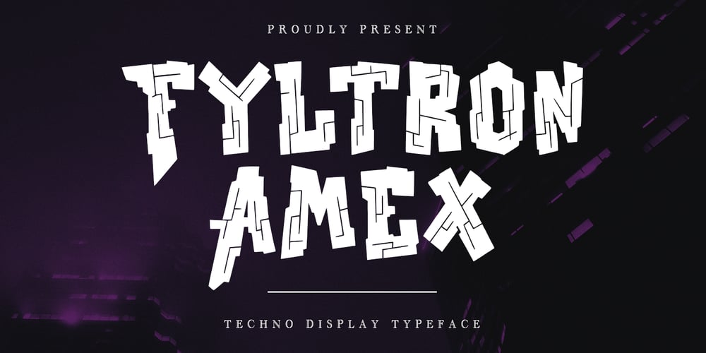 Fyltron Amex font