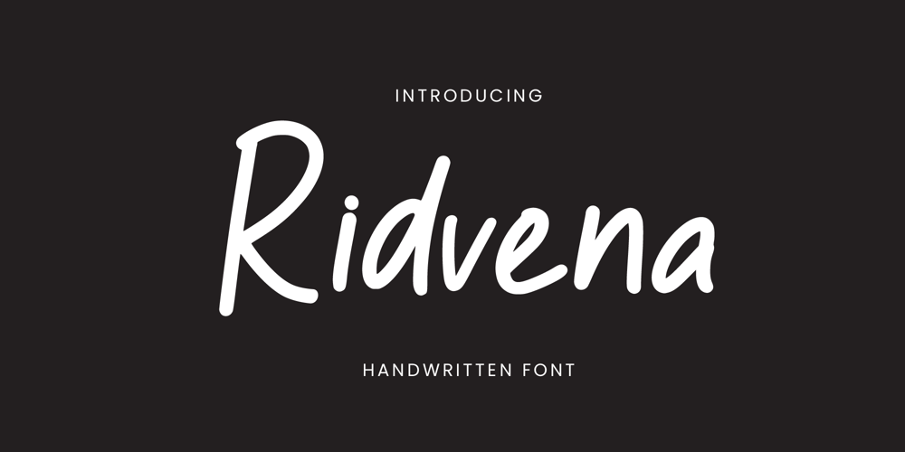 Ridvena font