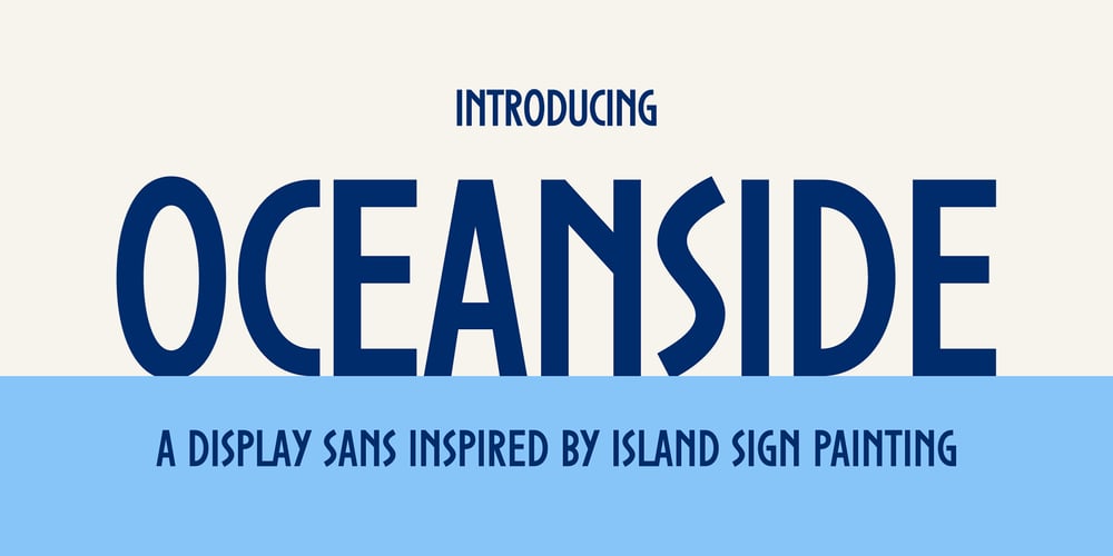 Oceanside Sans font