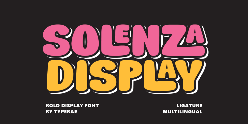 Solenza font